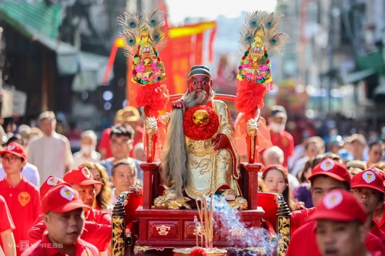 Quan Thánh Đế xuất du. Ảnh: Quỳnh Trần