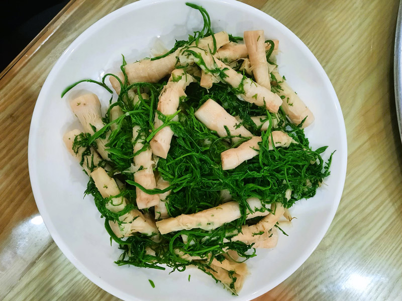 Loại rau này được chế biến thành nhiều món ngon hấp dẫn