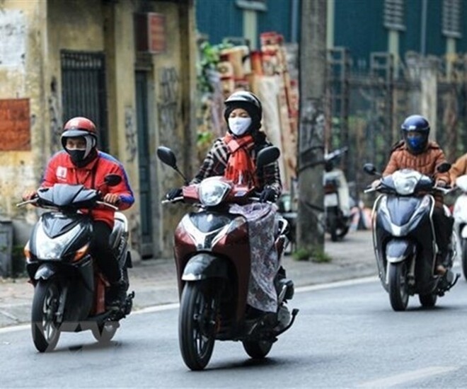 Miền Bắc rét buốt kèm mưa từ chiều tối và đêm nay.