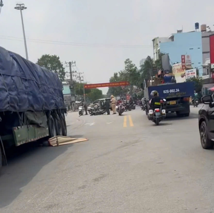 Hiện trường vụ tai nạn giao thông khiến nữ sinh lớp 10 tử vong