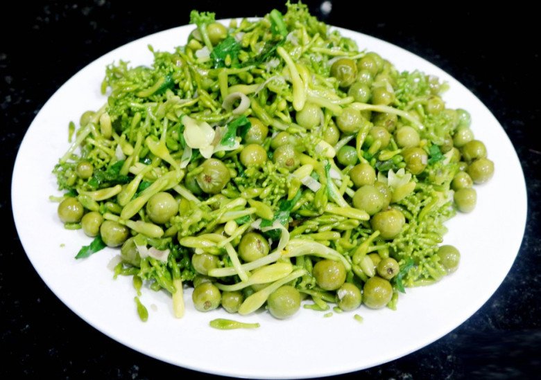 Nhiều người mê mẩn vị nhẩn đắng của hoa đu đủ đực