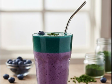 Sức khỏe - 1 ly sinh tố xanh vào buổi sáng cung cấp collagen tự nhiên