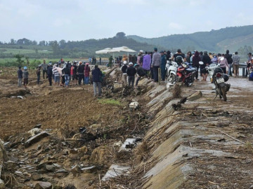 Danh tính 4 nạn nhân tử vong trong vụ sập bờ kè sông Ba