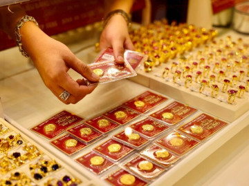 Đến sáng 16-1, giá vàng miếng SJC tăng 10 triệu đồng/lượng trong 2 tuần