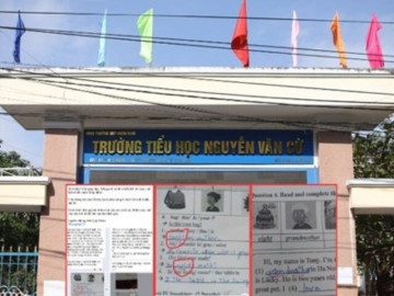 Chấm lại toàn bộ bài thi tiếng Anh vì giáo viên tự ý sửa của học sinh