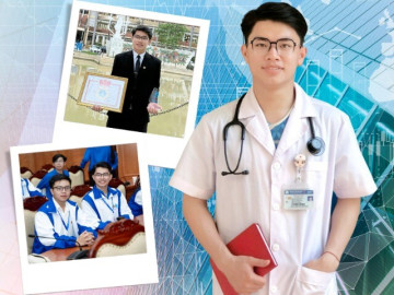 Nguyễn Văn Chung sinh viên 5 tốt và cú bật hoàn hảo ở trường Y: “Kiến thức chỉ có ý nghĩa khi được trao đi...”