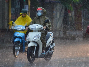 Miền Bắc chuyển mưa, nhiệt giảm sâu từ ngày mai do không khí lạnh tăng cường