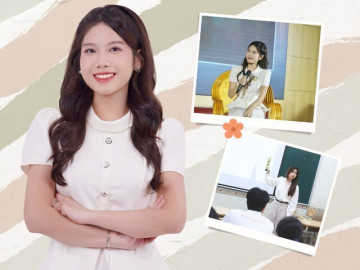 Từ thủ khoa tới nữ MC tài năng trường Nhân văn: “Cuộc gặp gỡ đẹp nhất là với phiên bản tốt hơn của chính mình”