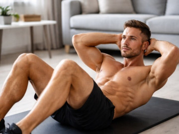 Gập bụng 100 cái mỗi ngày trong 30 ngày có giúp hình thành cơ bụng 6 múi?