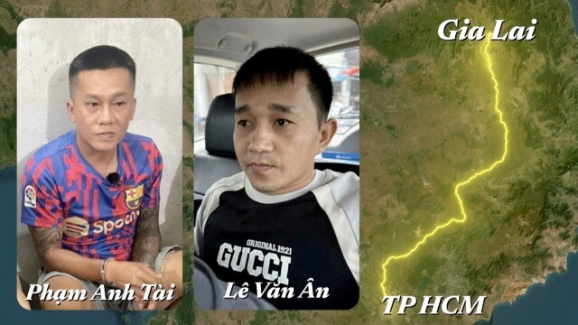 Hành trình lẩn trốn của hai nghi phạm cướp ngân hàng ở Gia Lai