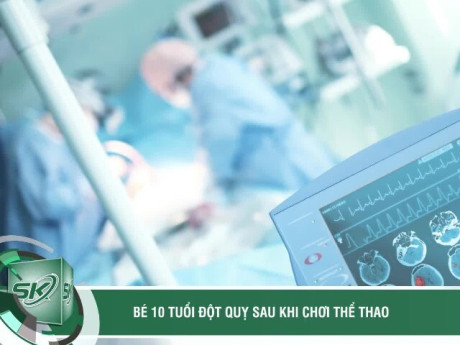 Sau khi chơi thể thao, bé 10 tuổi suýt liệt vì đột quỵ