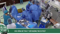 Cứu sống bé trai 7 tuổi ngừng tim 20 phút