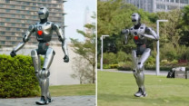 Clip: Robot hình người cỡ nhỏ của Trung Quốc "gây sốt" với màn giữ thăng bằng “như người thật”