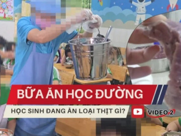 Sự thật phía sau những suất ăn học đường ở TPHCM: Sơ chế thịt trâu đông lạnh, thực đơn ghi thịt bò (Video kỳ 2)