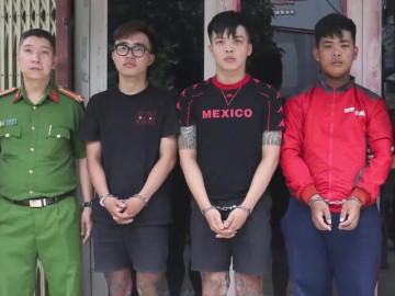 Tạt sơn theo “đơn đặt hàng”, 3 đối tượng bị bắt