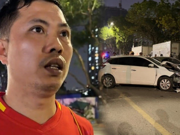 Lời kể của nạn nhân vụ ôtô đâm 9 xe trên đường Hà Nội
