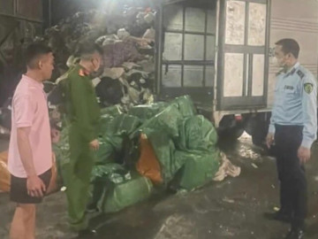 Phát hiện, thu giữ hơn 1,3 tấn nầm lợn bốc mùi hôi thối