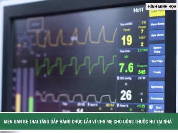 Men gan bé trai tăng gấp hàng chục lần vì cha mẹ tự ý cho uống thuốc ho