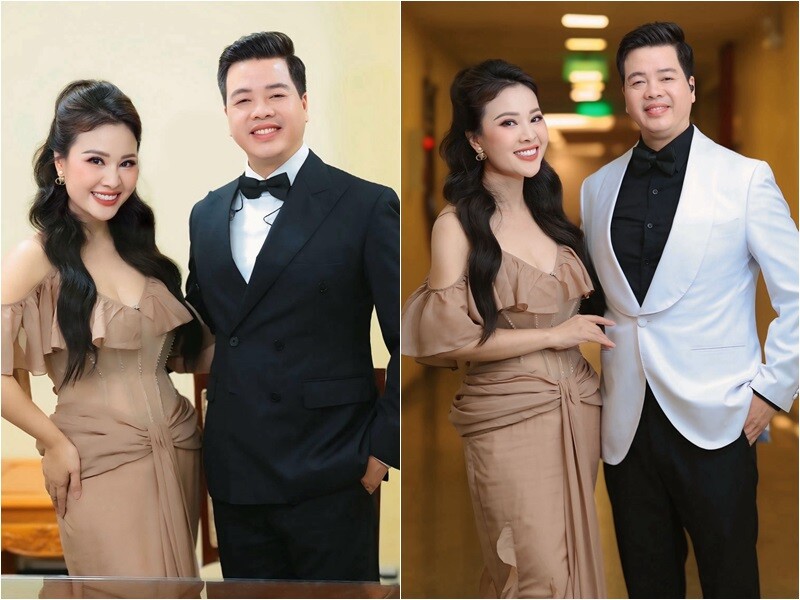 Mỗi khi chia sẻ hình ảnh được vợ "tháp tùng" đi diễn, ca sĩ nhạc đỏ Đăng Dương lại không khỏi tự hào. Anh đã bày tỏ: "Hậu phương vững chắc, vợ Kim Xuyến".