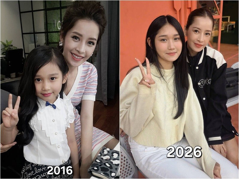 Mới đây, trên trang cá nhân, Thùy Dương - bà xã diễn viên Minh Tiệp đã thu hút sự chú ý của cộng đồng mạng khi đăng tải bức ảnh ghép so sánh con gái Minh Thùy (biệt danh là bé Cún) bên nữ ca sĩ Chi Pu ở hai thời điểm cách nhau đúng một thập kỷ.