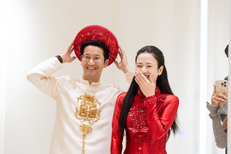 Ảnh nhá hàng được Việt Hoa đăng tải trước ngày trọng đại.