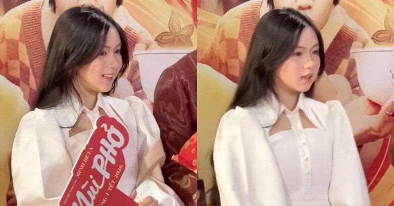 Nhan sắc Ngân Chi tại sự kiện gây chú ý.