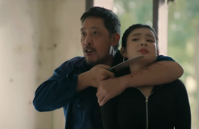 Bố ruột của Biên - ông Sơn bắt cóc Mỹ Vân - con gái ông trùm để tống tiền.