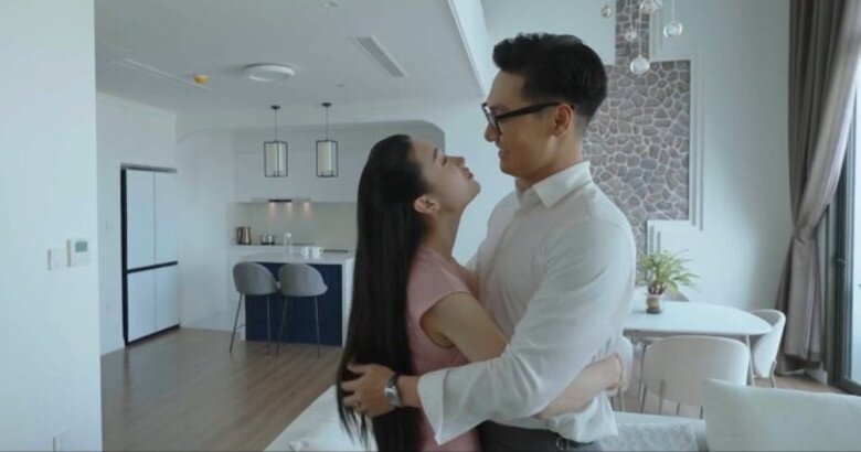 Thanh Huế góp mặt trong Lằn Ranh với vai Hiền - vợ của nam chính Triển (Mạnh Trường).