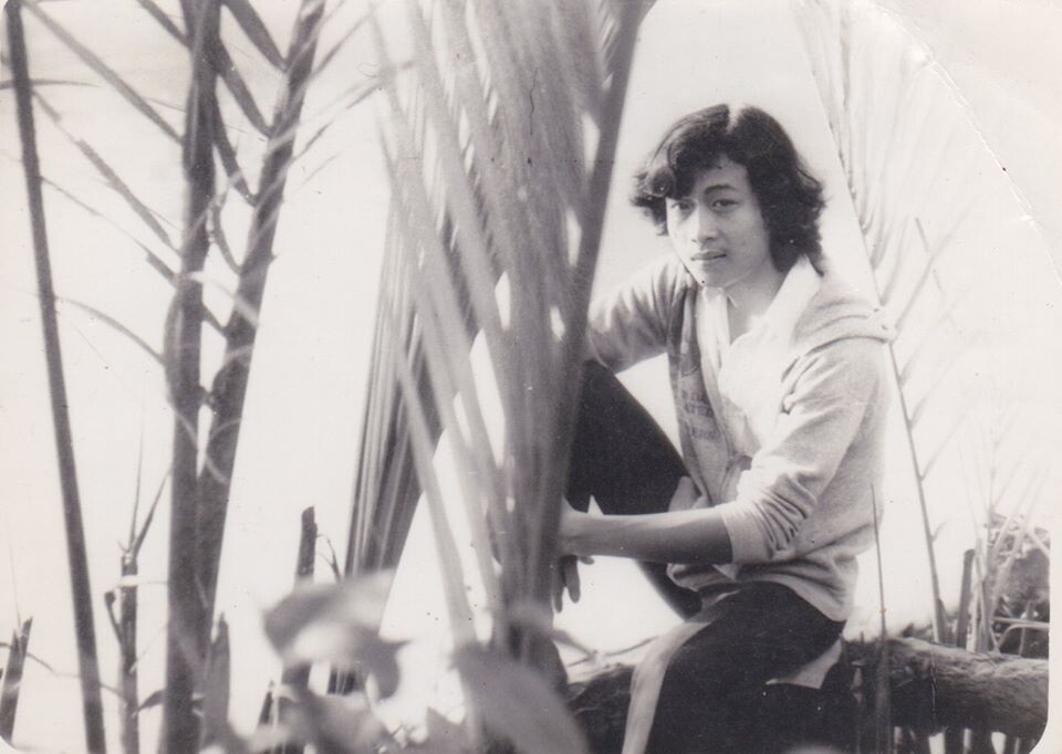 Bức ảnh danh hài Vân Sơn hồi trẻ.