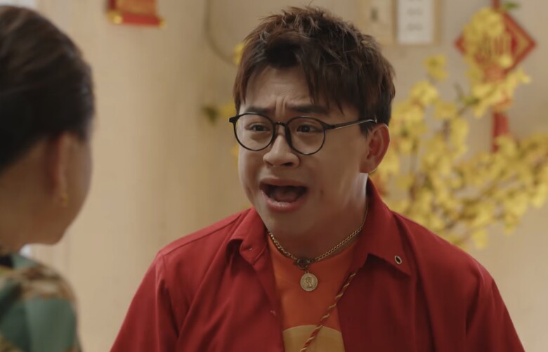 Thay vì gắn Tết với hình ảnh ông Táo quen thuộc, phim khai thác câu chuyện về Thần tài.