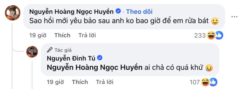 Màn tương tác thú vị của đôi vợ chồng gây chú ý.