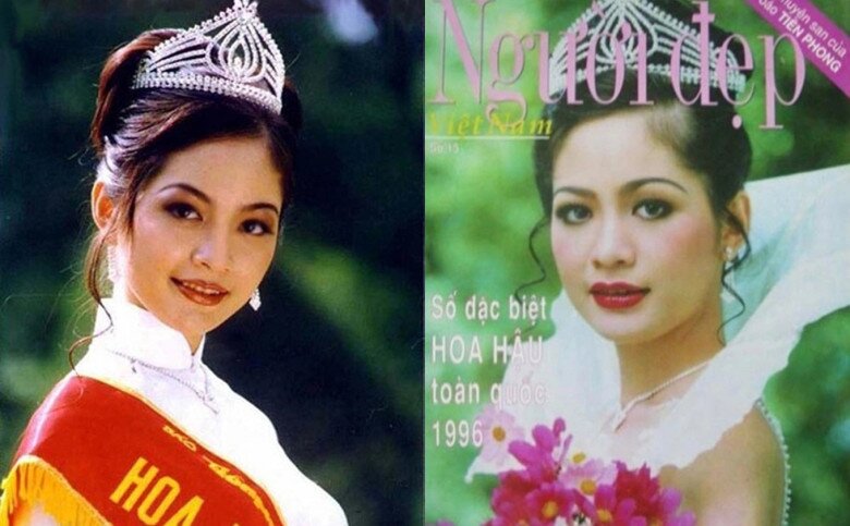 Nguyễn Thiên Nga là mỹ nhân Việt đầu tiên 2 lần đăng quang Hoa hậu.