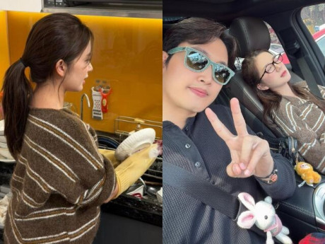 Đình Tú trêu vợ là "máy rửa bát" đầu năm mới, bị Ngọc Huyền vạch trần sự thật "bật ngửa"