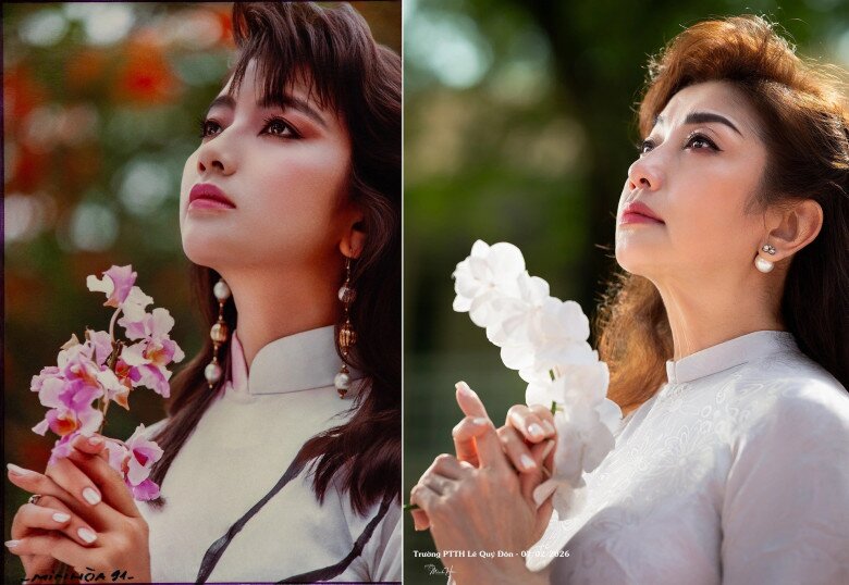 Hoa hậu TP.HCM tái hiện khoảnh khắc thời thanh xuân.
