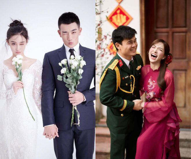 Hôn nhân của Trương Hinh Dư và Hà Tiệp Trương có nhiều điểm tương đồng với chuyện tình của Hòa Minzy.