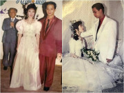 Giải trí - Người vợ bị phản bội trên VTV tung ảnh cưới đời thực hơn 30 năm trước, ai cũng chú ý đến mái tóc ông chồng