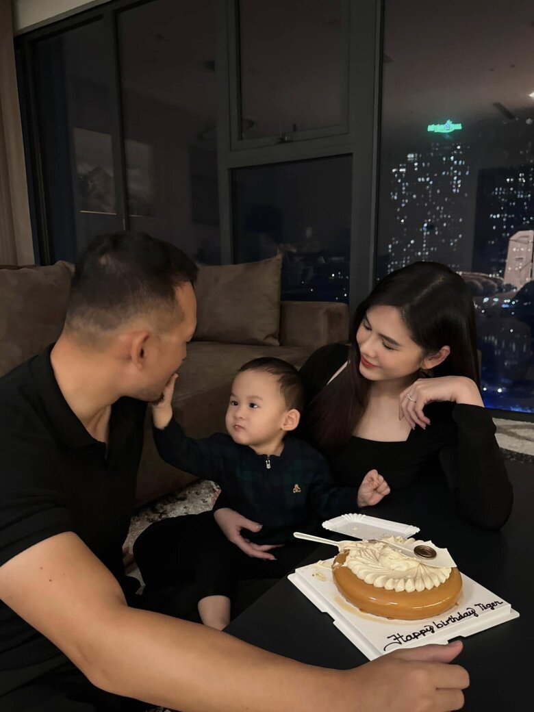 Nữ diễn viên đã dừng đóng phim để tập trung cho tổ ấm nhỏ.