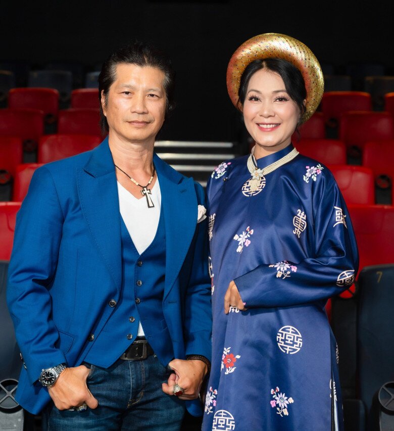 Trong Song Hỷ Lâm Nguy, nữ diễn viên đóng cặp cùng Dustin Nguyễn.