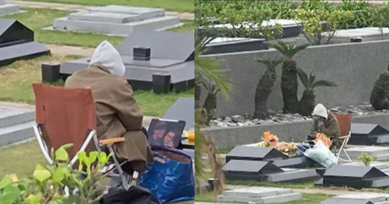 DJ Koo xem lại kỷ niệm cũ khi ngồi bên mộ phần Từ Hy Viên.