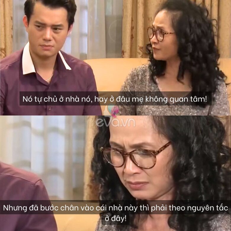 Bà Phương hẳn đã phải trải qua thời kì làm dâu cực kì khắc nghiệt nên mới có thể áp đặt những tư tưởng cổ hủ lên con dâu như vậy.