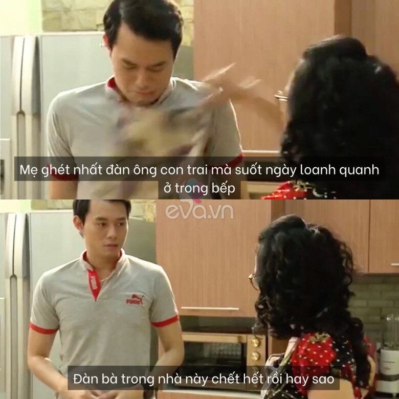 Mắng con trai nhưng thực chất là muốn kháy con dâu.