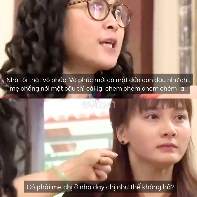 Lời nói cay nghiệt của bà Phương đã khiến cuộc hôn nhân của Thanh và Vân tan vỡ.