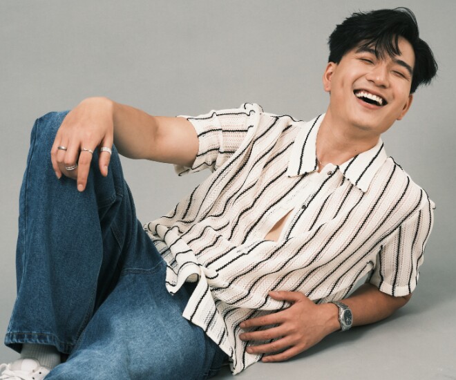 Nụ cười má lúm của Lê Hải khiến nhiều khán giả nhớ thương.