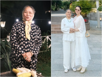 Mẹ ruột Lệ Quyên là "ngôi sao quận Hai Bà Trưng" một thời: U90 đẹp phúc hậu, sống trong biệt thự như lâu đài