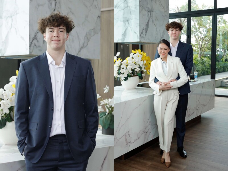 Con trai đầu lòng của Ngọc Nga là William, năm nay 20 tuổi, hiện đang du học ở Mỹ. Cậu chàng sở hữu chiều cao "khủng" lên đến 2m, ngoại hình nam tính và điển trai.