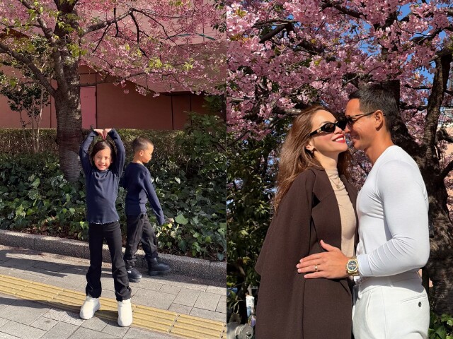 Bắt gặp khoảnh khắc đáng yêu của cặp song sinh nhà Hồ Ngọc Hà trên đường phố Nhật Bản