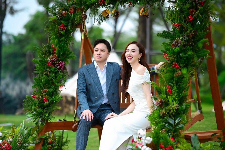 Đinh Ngọc Diệp có cuộc sống hạnh phúc bên “đạo diễn nghìn tỷ” Victor Vũ.