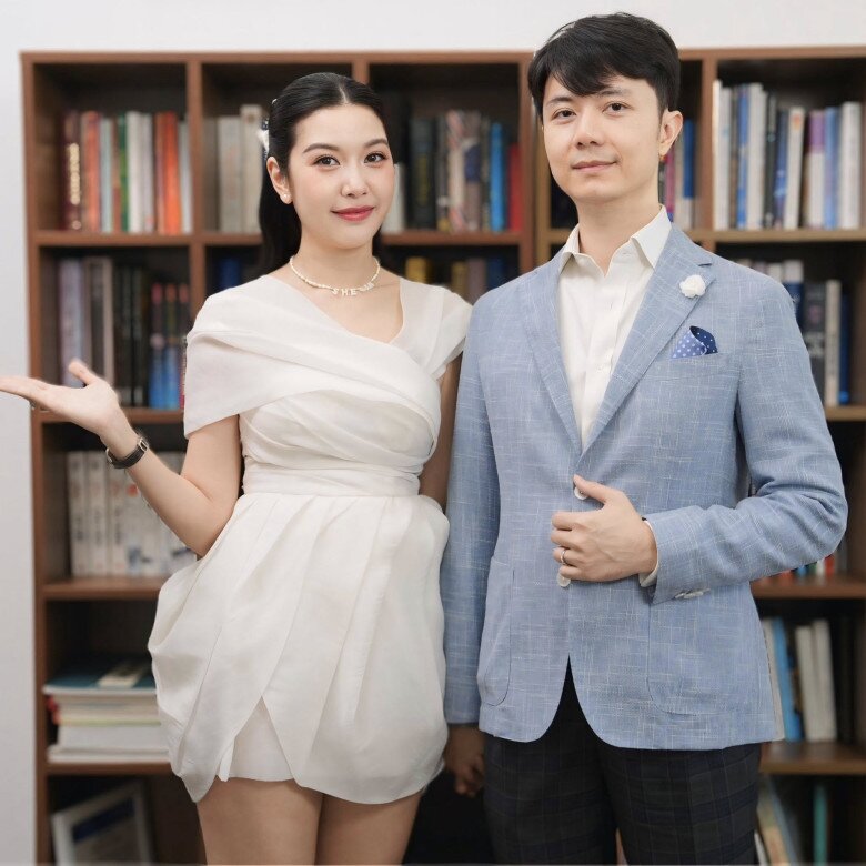 Á hậu Thúy Vân được ông xã cưng chiều hết mực.