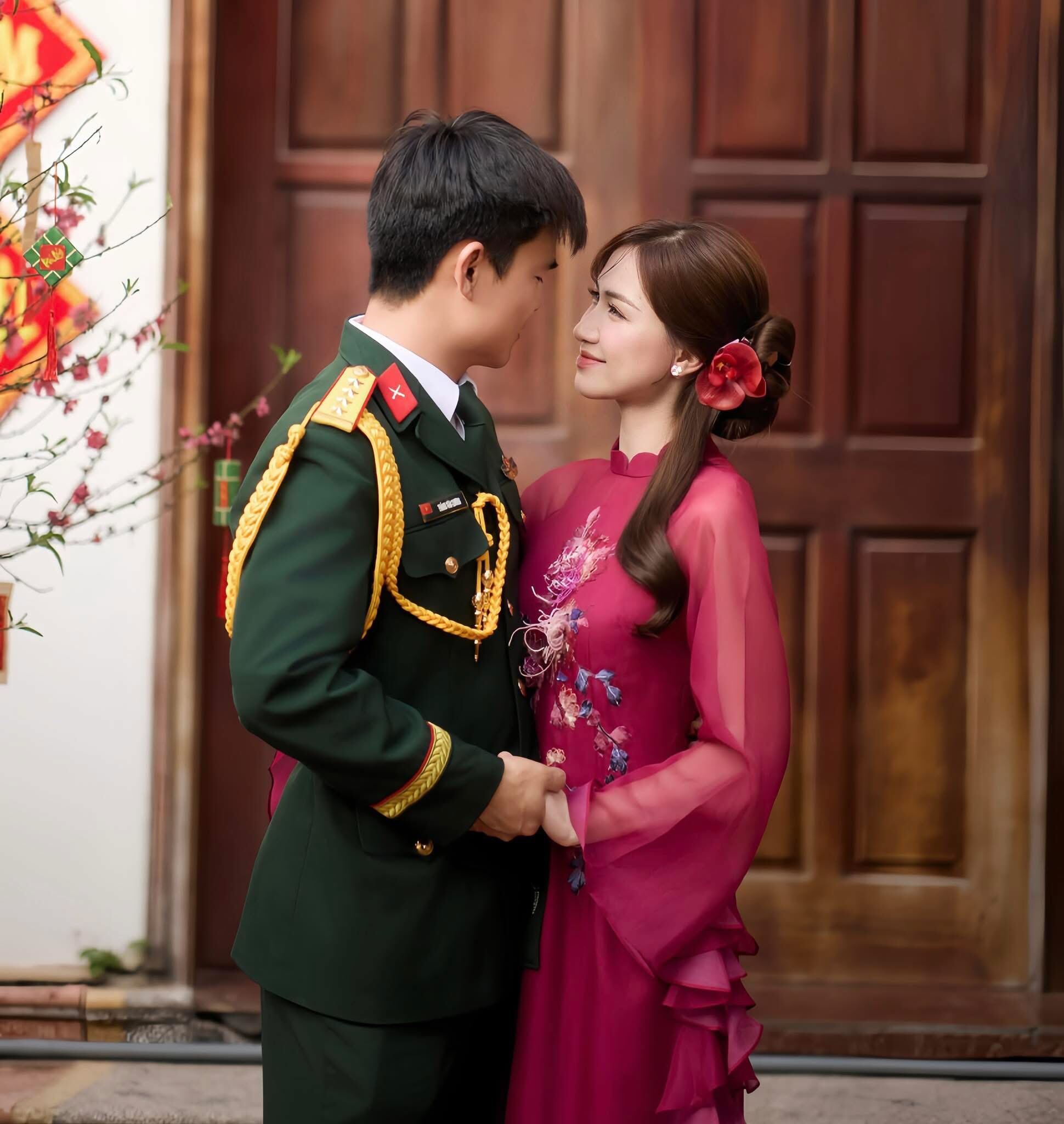 Chuyện tình cảm của Hòa Minzy và Thăng Văn Cương được gia đình ủng hộ.