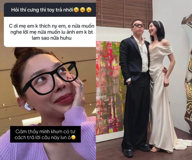 Nữ ca sĩ hài hước trả lời người hâm mộ về chuyện bị phụ huynh phản đối tình cảm.